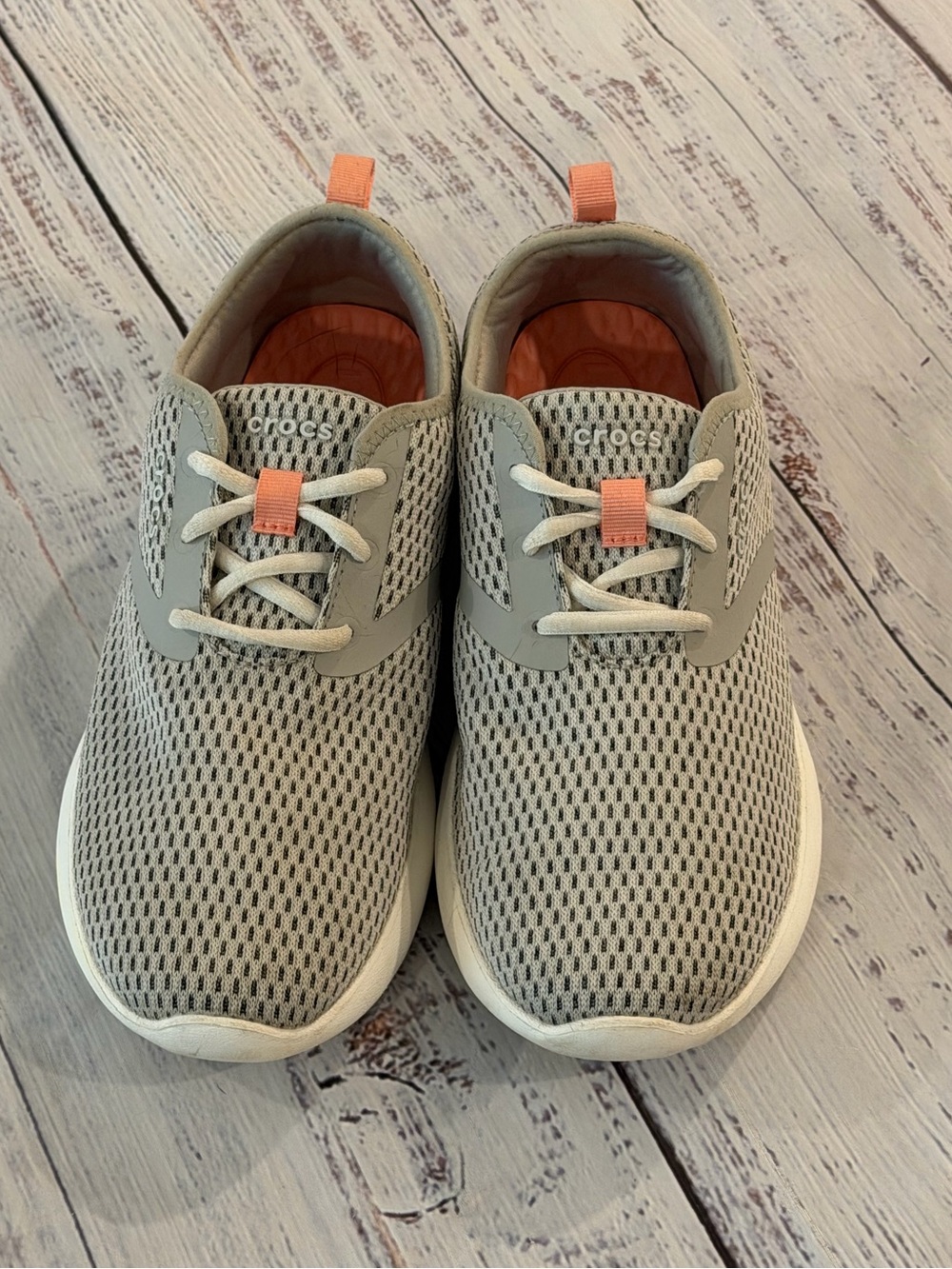 Crocs Lite Ride Lightweight Trainer Shoes Gray US Size Women's 10
